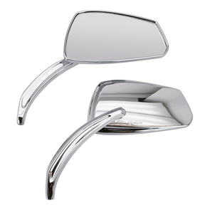 Gzp Chrome Viper Mirror Set W/Forged Ste Mirror & Component Zodiac Default Title