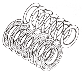Repl. Clutch Pack For 701151 Primo Belt Drives American Prime Manufacturing