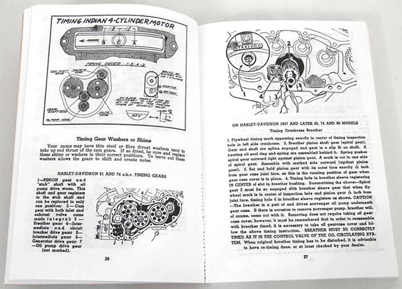 Uncle Frank's 1959 Q&A Motorcycle Manual Manuals V Twin Mfg