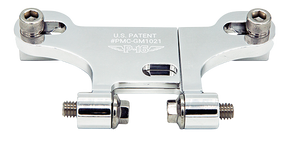 P16 Risers Gauge Mount, Polished Gauge Mount P16 Powerplant Motorcycle Co.