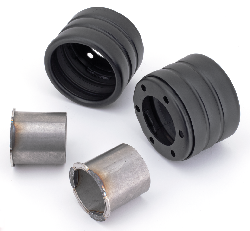Mcj End Caps Race 90 Striped Black Exhaust End Cap Mcj Default Title