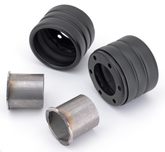 Mcj End Caps Race 90 Striped Black Exhaust End Cap Mcj Default Title