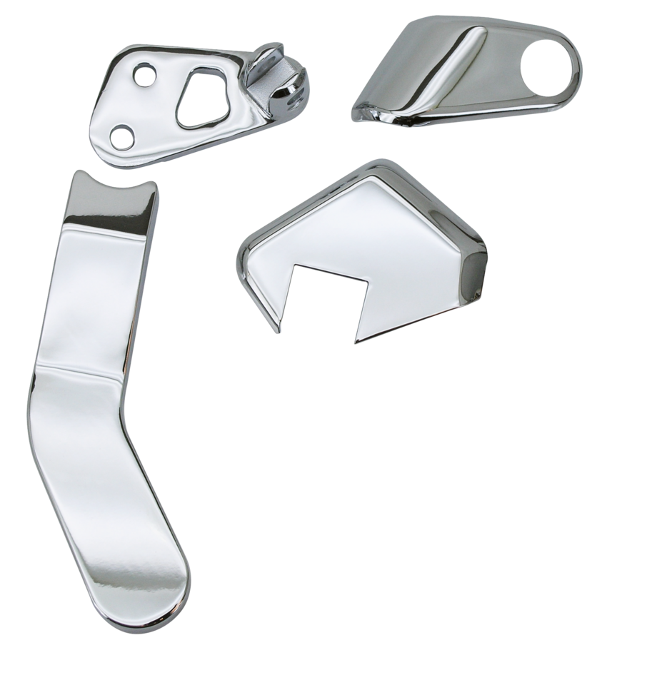 Gzp Chr Passenger Brckt & Cover Set Fxd Foot Peg Mount & Hardware Zodiac Default Title