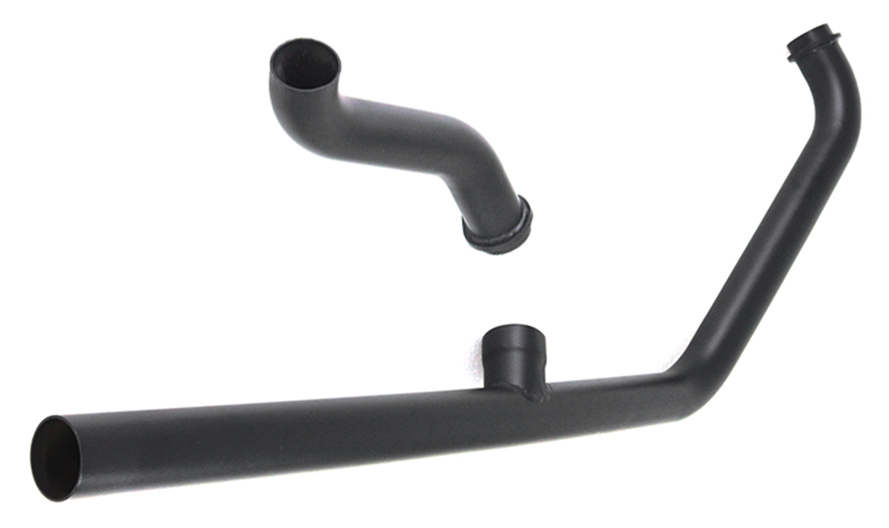 Pre Blacked 2 In 1 Headers Fl70 84 2-1 Exhaust Header V Twin Mfg Default Title