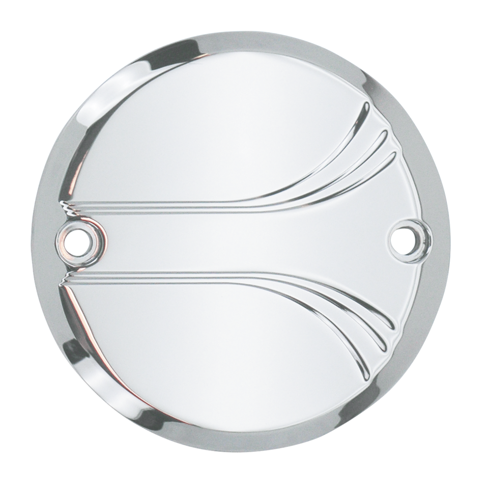 Gzp Chrome Billet Timer Cover Crested 2 Point Cover Zodiac