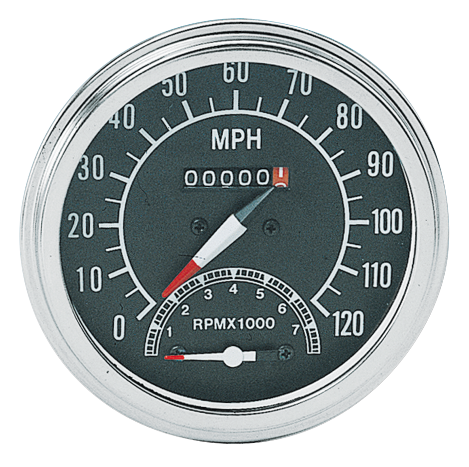 Gzp Speedo/Tacho Combo Kph, Black Face, Speedometer & Tachometer Combo Zodiac Default Title