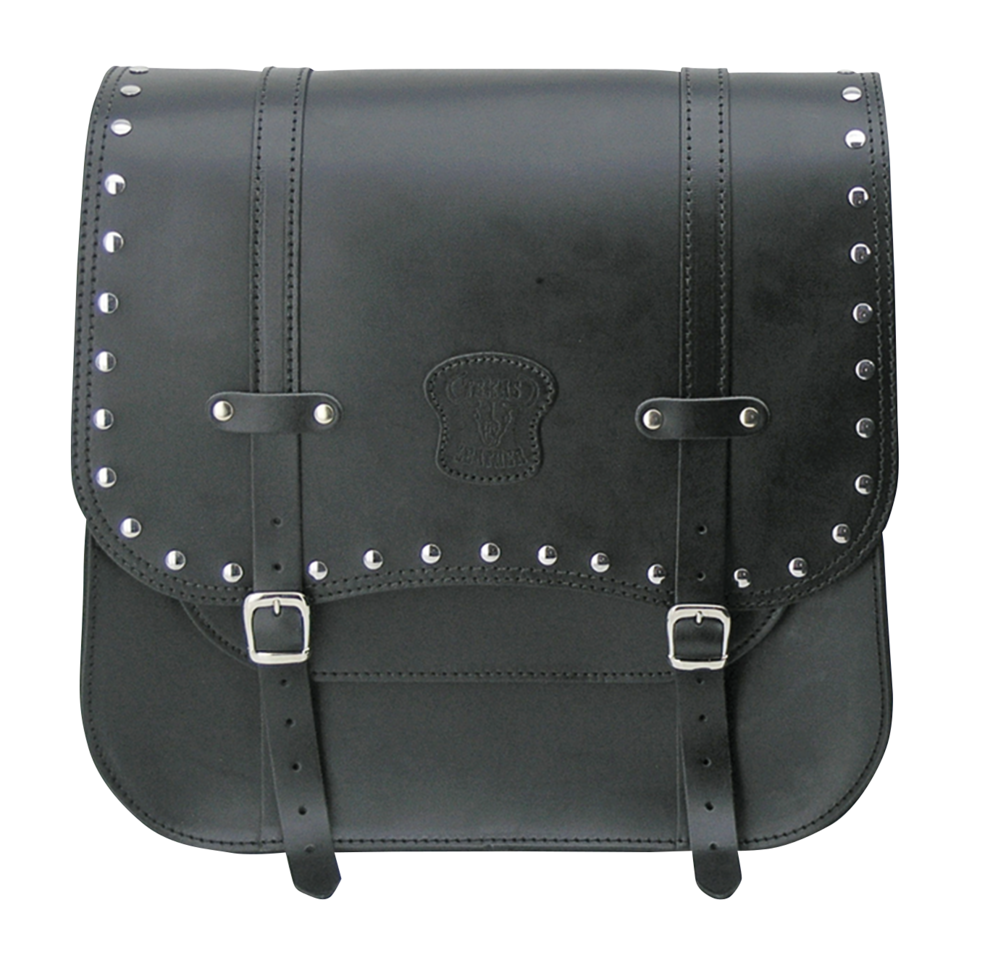 Texas Leather Saddlebag 32 L, Studded Leather Luggage Texas Leather Default Title