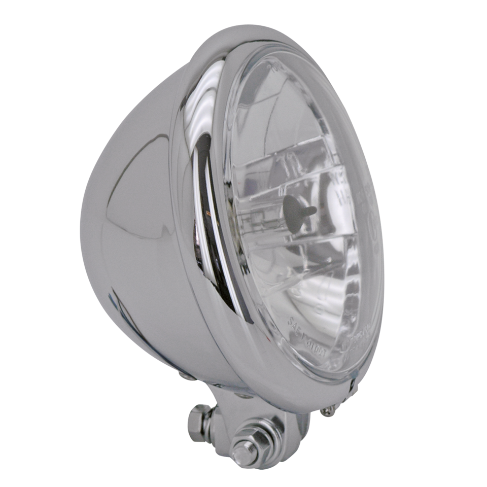 Gzp Classic 5.75" Headlight All Chrom Headlight Zodiac Default Title