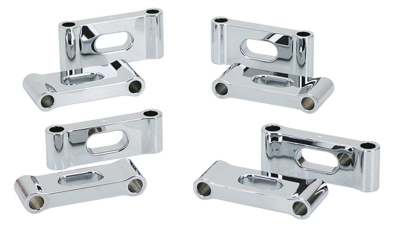 Gzp Chrome Slotted 1" Front Fender Space Fender Accessories Zodiac