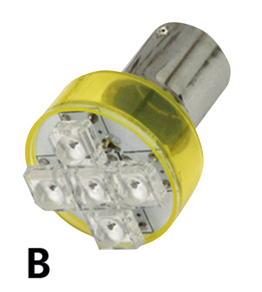 Gzp Single Compact Led Bulb Red Ba15 S Lighting Bulb Zodiac Default Title