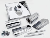 Fork Cover Kit Chrome Flst86 17 Full Fork Cover Kit V Twin Mfg Default Title