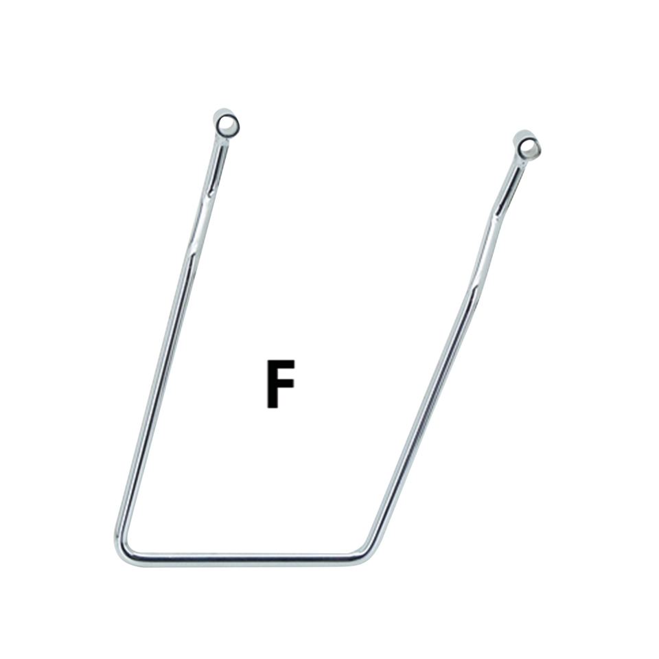 Saddlebag Supports Fl/Fx 71 86 4 Speed Saddlebag Guards & Supports V Twin Mfg Default Title