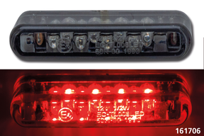 Gzp Micro Red Led Smoke Lens Tail/Brake Custom Taillights Zodiac