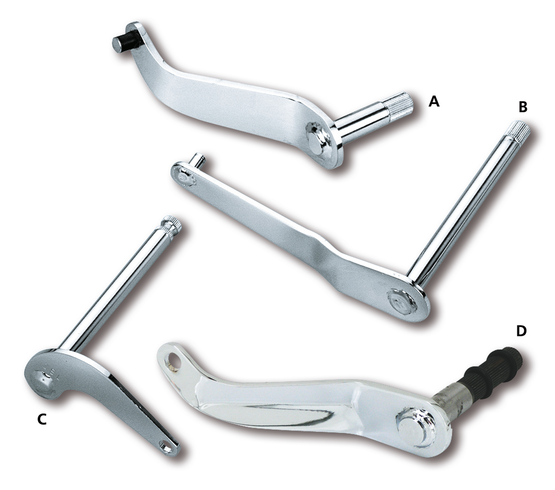 Gzp Shifter Shaft Fl74 84 Splined Shift Lever Shaft & Hardware Zodiac