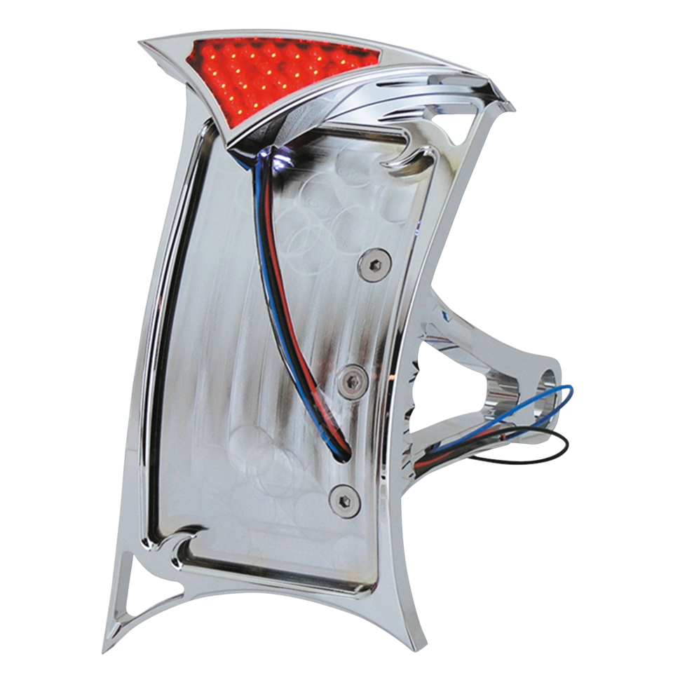 Gzp Sidemount Gothic Led Light/Radius Li License Plate Mount Zodiac