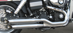 Mcj Royal Slip Ons Fxdf06 16 Chrome Slip-On & Muffler Mcj