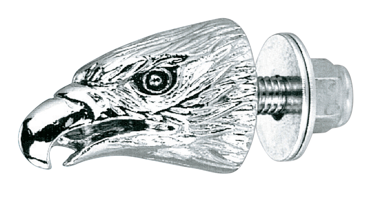 Gzp Chrome Eagle Head Krommet Black Eyes Hardware & Assortment Trays Zodiac