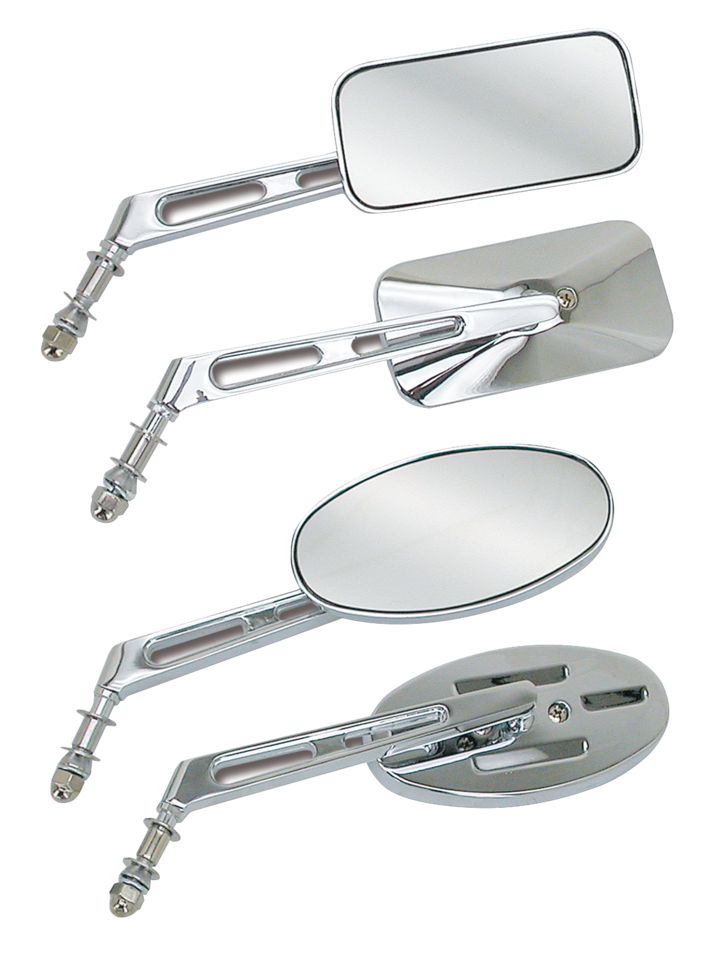 Gzp Rectangular Mirror Solid Stem R/H Mirror & Component Zodiac