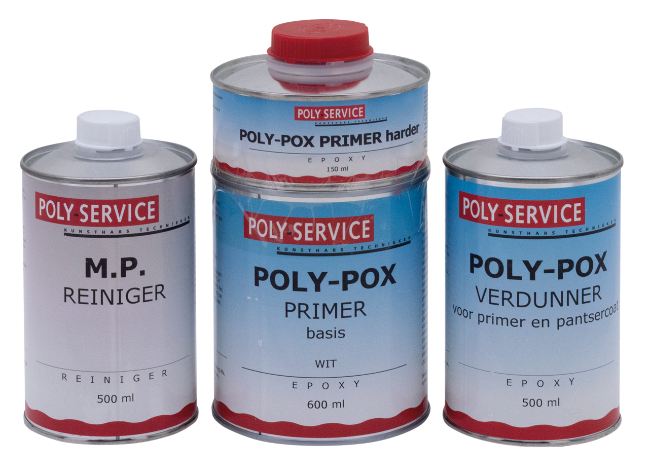 Un 1263 Poly Pox Primer Set 750ml F/ Alu Sealant & Adhesive Tank Cure Default Title