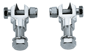 Gzp Chrome Footpeg Supports W/Hardwar Foot Peg Zodiac Default Title