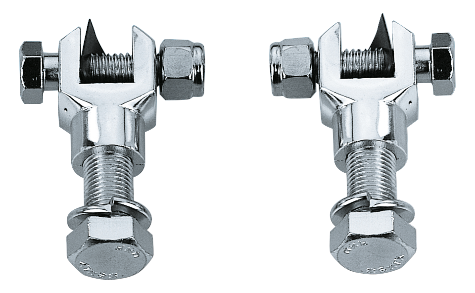 Gzp Chrome Footpeg Supports W/Hardwar Foot Peg Zodiac Default Title