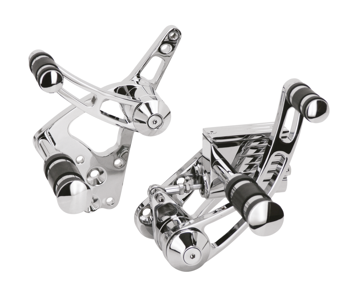 Gzp Chrome Billet Forw Contr Fl/Fx/Fx Forward Control Kit Zodiac Default Title