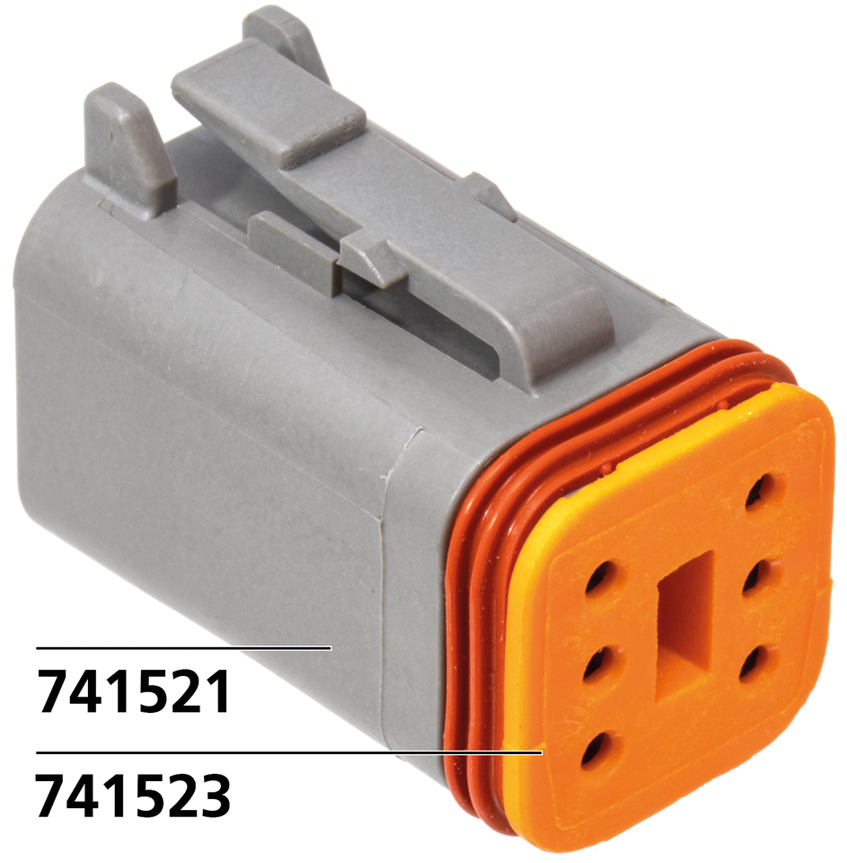 Wedge For 6 Pole Socket Housing Wiring & Connector Deutsch Connectors Default Title