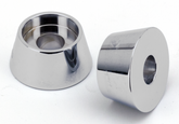 Gzp Chr 1/2" Tapered Riser Extension 1" Handlebar Risers Zodiac Default Title