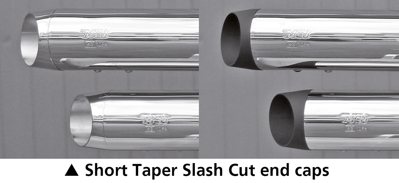 Mcj End Caps Royal 80 Short Tapered Chr Exhaust End Cap Mcj
