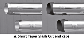 Mcj End Caps Royal 80 Short Tapered Chr Exhaust End Cap Mcj
