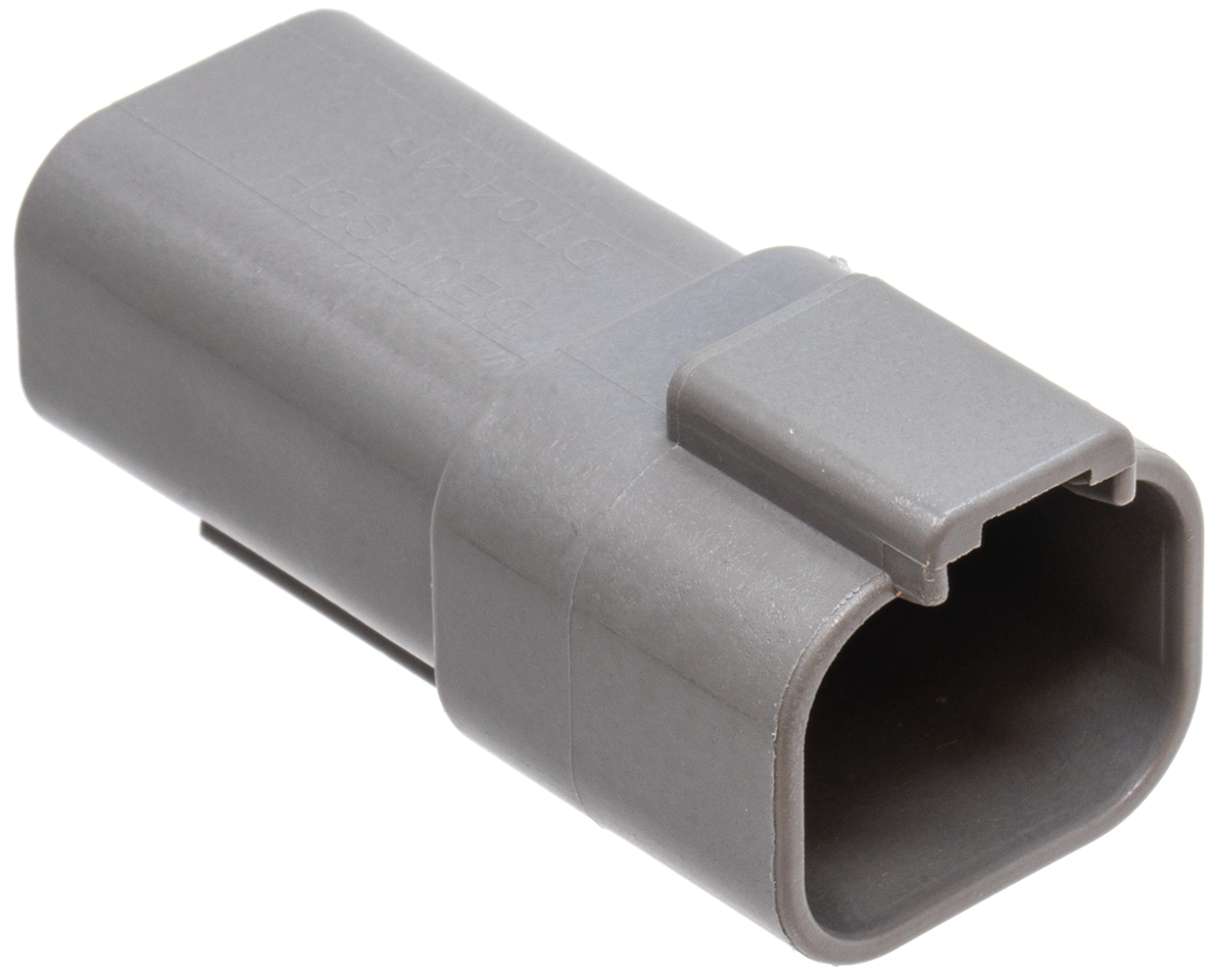 4 Pole Grey Pin Housing Wiring & Connector Deutsch Connectors Default Title