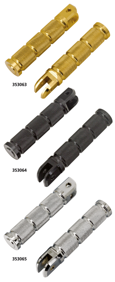 Gzp Brnz Knurled Rider Footpegs St18 Up Rider Foot Peg Zodiac