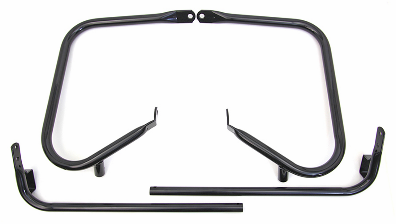Saddlebag Guard Kit Black Flh/T97 08 Saddlebag Guards & Supports V Twin Mfg Default Title