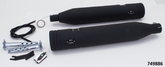Mcj 100 Striped End Flh/T21 Up Cvo Blk Full Exhaust System Mcj Default Title