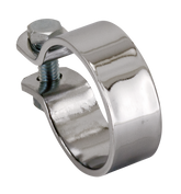 Gzp Chrome Exhaust Clamp 1.5" I.D. Exhaust Mounting Hardware & Accessory Zodiac Default Title