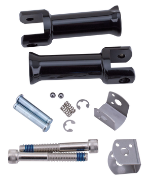 Gzp Blk St18 Up Passenger Peg Mountkit Foot Peg Mount & Hardware Zodiac