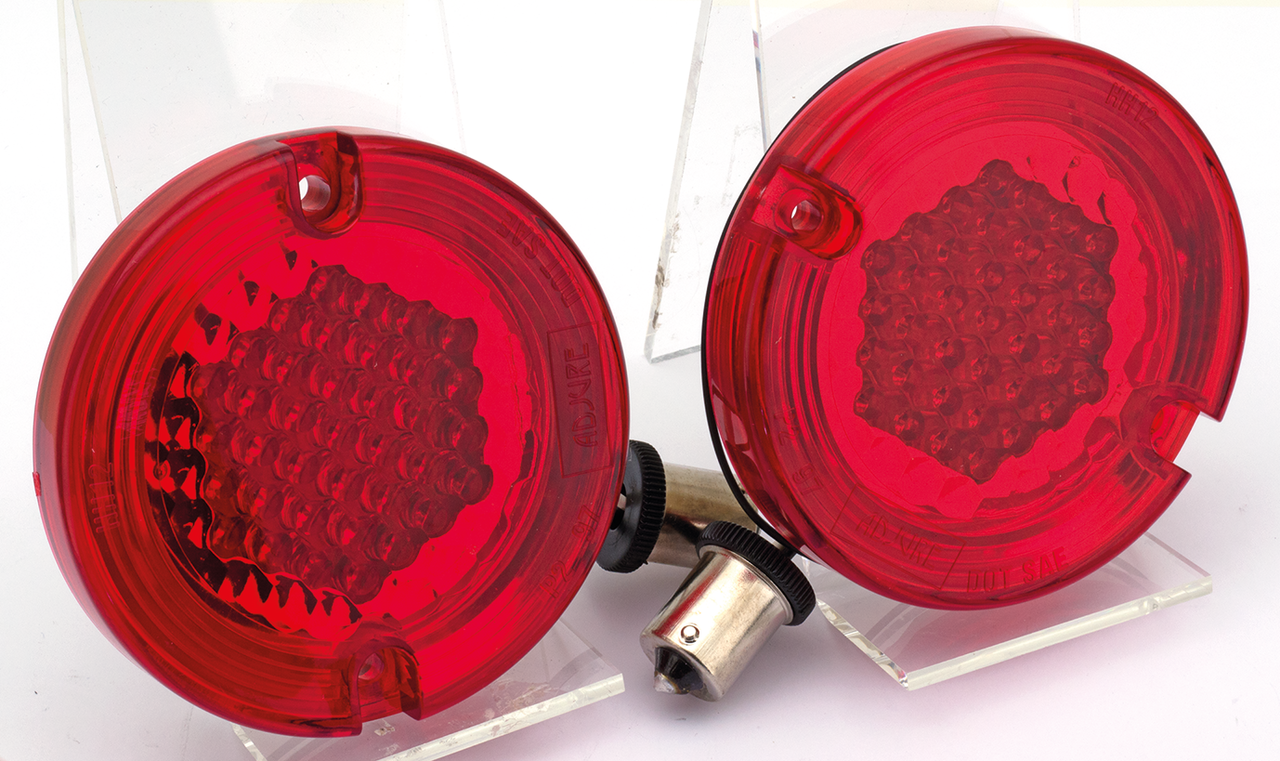 Led Turnsignal Kit Hex Flat Red Rear Electric & Light Adjure Default Title