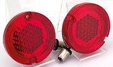 Led Turnsignal Kit Hex Flat Red Rear Electric & Light Adjure Default Title