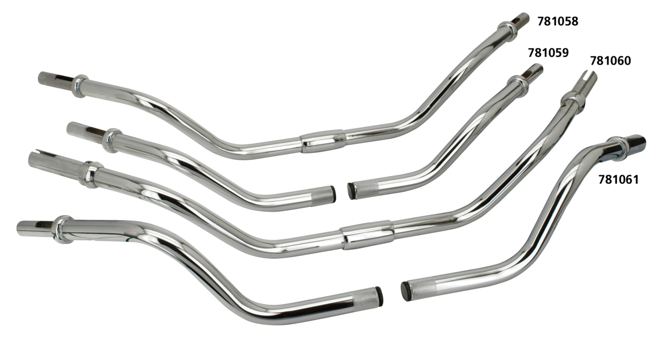 Early Glide Bar 1954 59 One Inch Diameter Handlebars V Twin Mfg