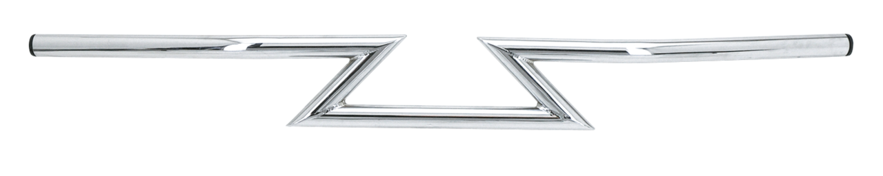 Gzp Chrome Z Bar 1" Chrome W/O Dimple One Inch Diameter Handlebars Zodiac Default Title