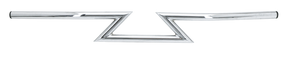 Gzp Chrome Z Bar 1" Chrome W/O Dimple One Inch Diameter Handlebars Zodiac Default Title