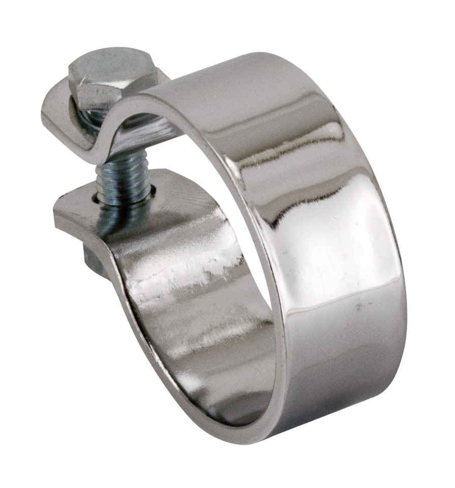 Gzp Chrome Exhaust Clamp 1.75" I.D. Exhaust Clamp Zodiac Default Title