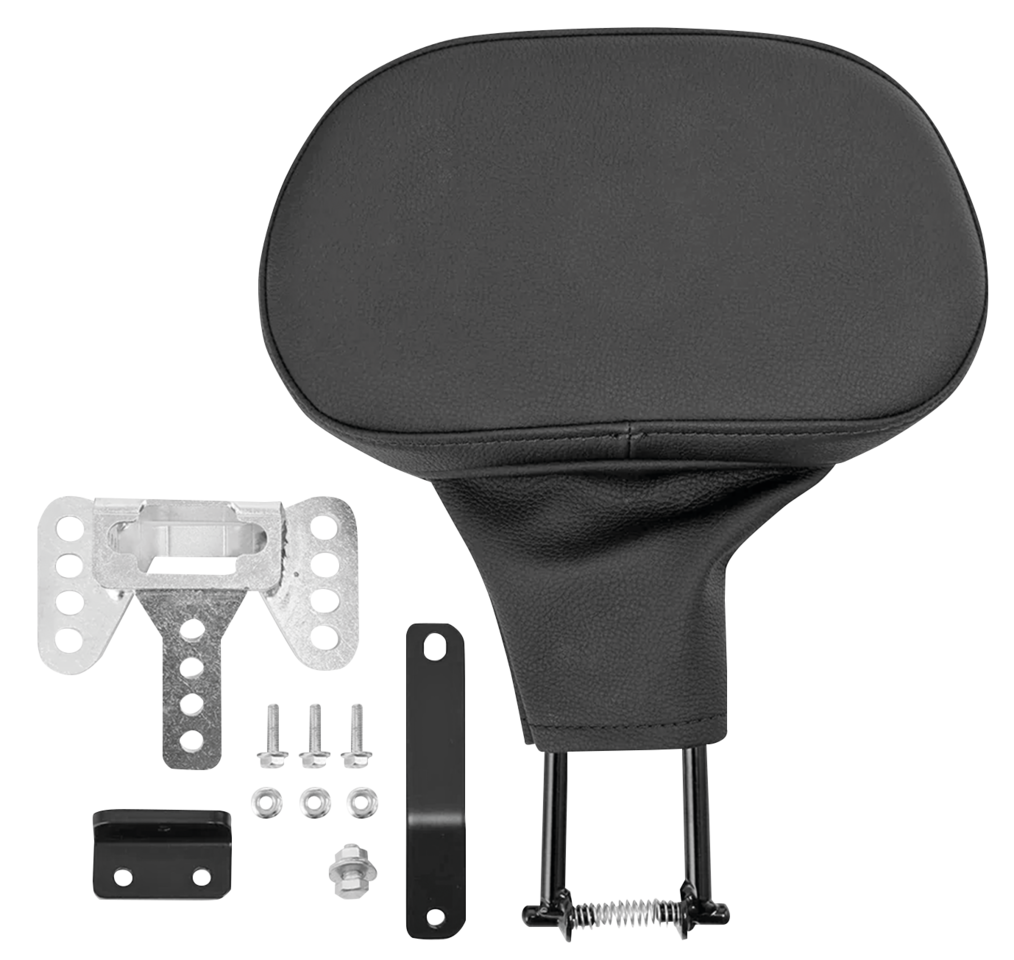 Driver Backrest Kit Black Flh/T09 Up Driver Backrest C.C. Rider Default Title