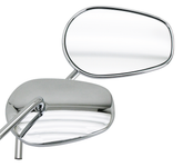 Gzp Chrome Sidewinder Mirror Set Round S Mirror & Component Zodiac Default Title