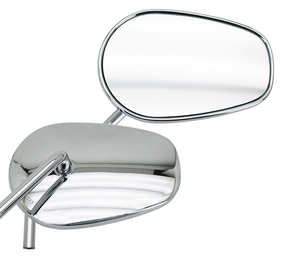 Gzp Chrome Sidewinder Mirror Set Round S Mirror & Component Zodiac Default Title