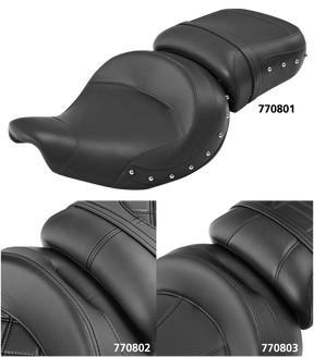 Dr+Pa Studded Seat Black Indian14 Up 2-Up Seat C.C. Rider