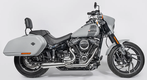 Bd Fighter 2 1 Polished St18 Up E5 2-1 Full Exhaust System Black Duck Parts