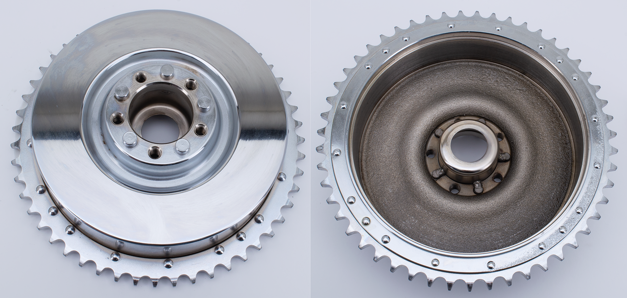 Gzp Brake Drum Rear W/Sprkt Bt58 62 Final Drive Chain Sprockets Zodiac Default Title