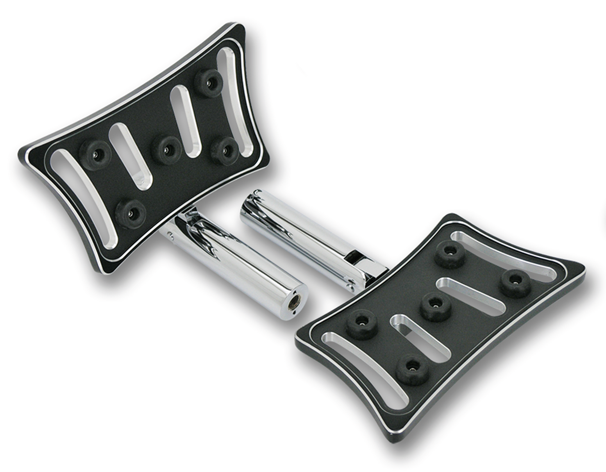 Gzp Black Slasher Pass. Floorboard Kit Floorboard Zodiac