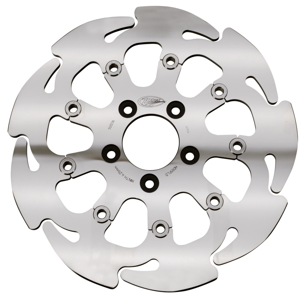 Wave Disc R/H Floating 2000 Up Cntr Bore Brake Rotor Zodiac Default Title
